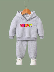 OERYUI Friday Print Hoodies Pants Set Spring Fall Sports Christmas Gift