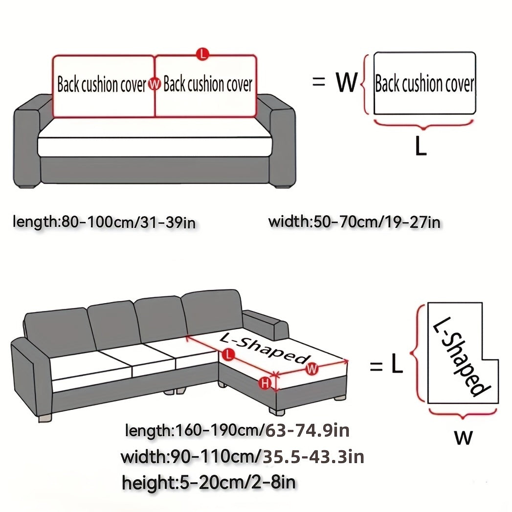 Polar Fleece Sofa Slipcover Non Slip Furniture Protector
