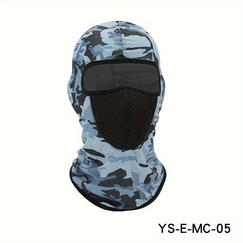 Camouflage Print Windproof Cycling Mask for Outdoor Sports