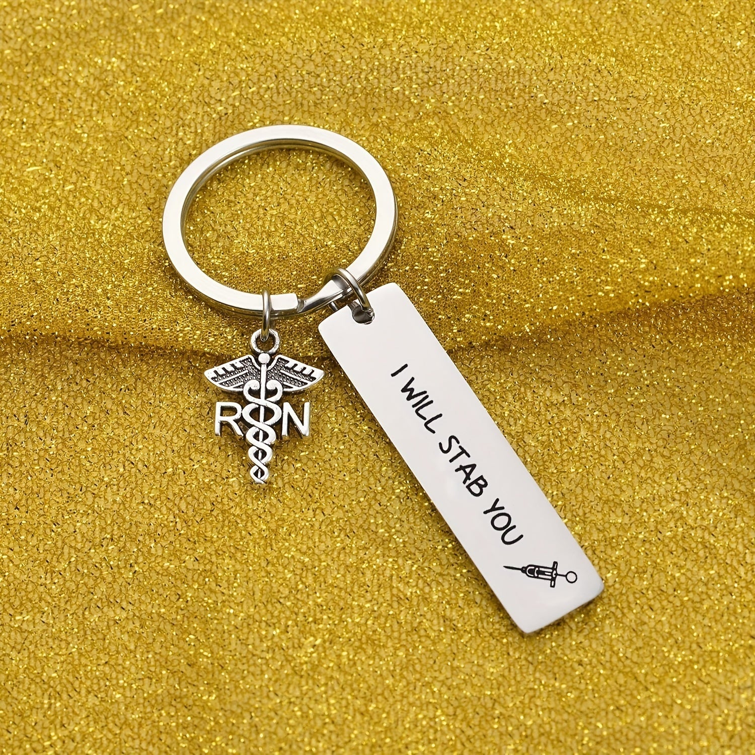 Stainless Steel Keychain Nurse's Gift