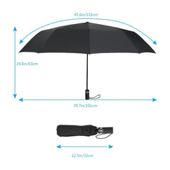 Travel Umbrella Compact Folding Umbrella For Rain Windproof