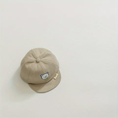 Bear Embroidery Children's Baseball Cap Spring Summer Peaked Cap