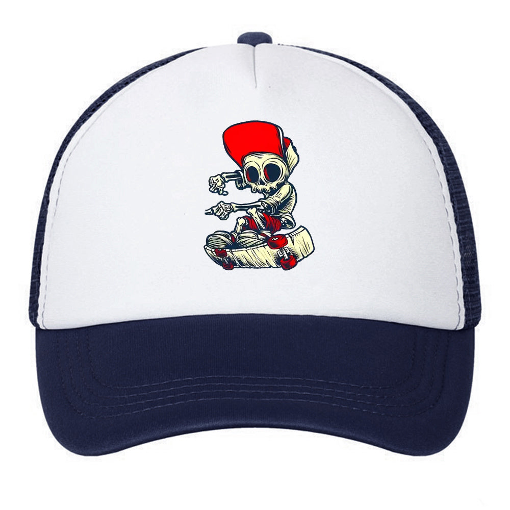 Unisex Mesh Sunshade Adjustable Baseball Cap Outdoor Sport Embroidery