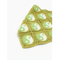 Neon Crochet Bandana Y2K Head Wrap Hair Accessory