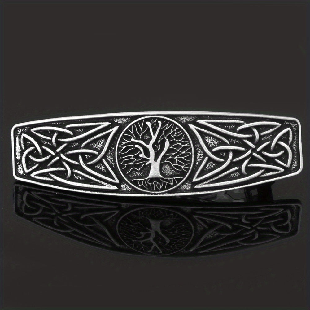 Vintage Viking Celtic Hair Clip Barrette Women Hair Head Jewelry