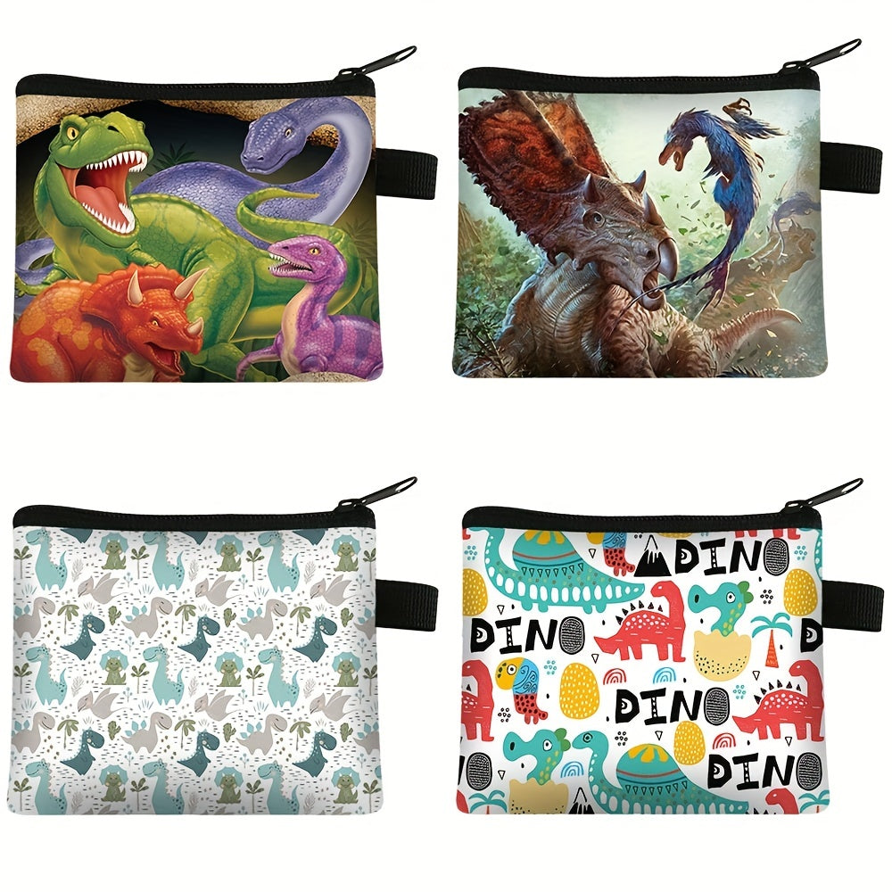 Dinosaur Coin Purse Cartoon Animal Mini Zipper Storage Bag Gift