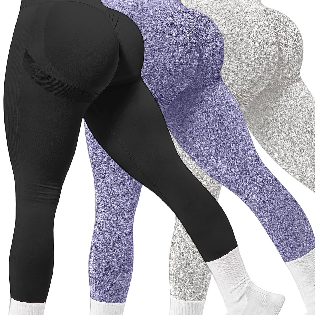 High Waist Butt Lifting Leggings Women Gym Booty Tights