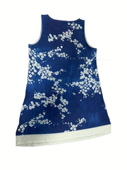  Casual Dress Women's Floral Print Round Neck Tank Dress