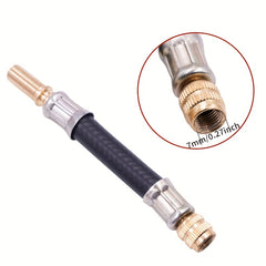 Steel Wire Braided Flexible Hose Tire Valve Inflatable Rubber Hose Car Wheels