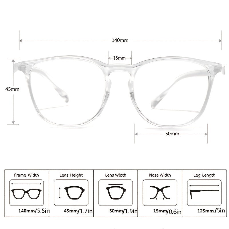 Safety Glasses Clear Scratch Resistant Bundle Light Blocking Glasses