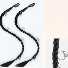 Y2K Hair Clip Braided Ponytail Wig Boxing Dreadlock Wigs Accessories