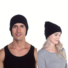 Autumn Winter Wool Knitted Hat Plus Velvet Warm Hat
