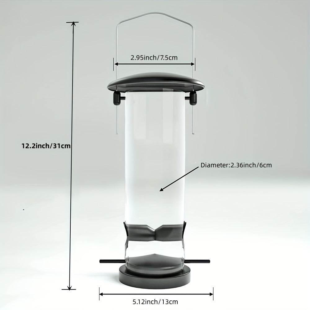 Hanging Bird Feeder for Garden and Yard with Metal Handle