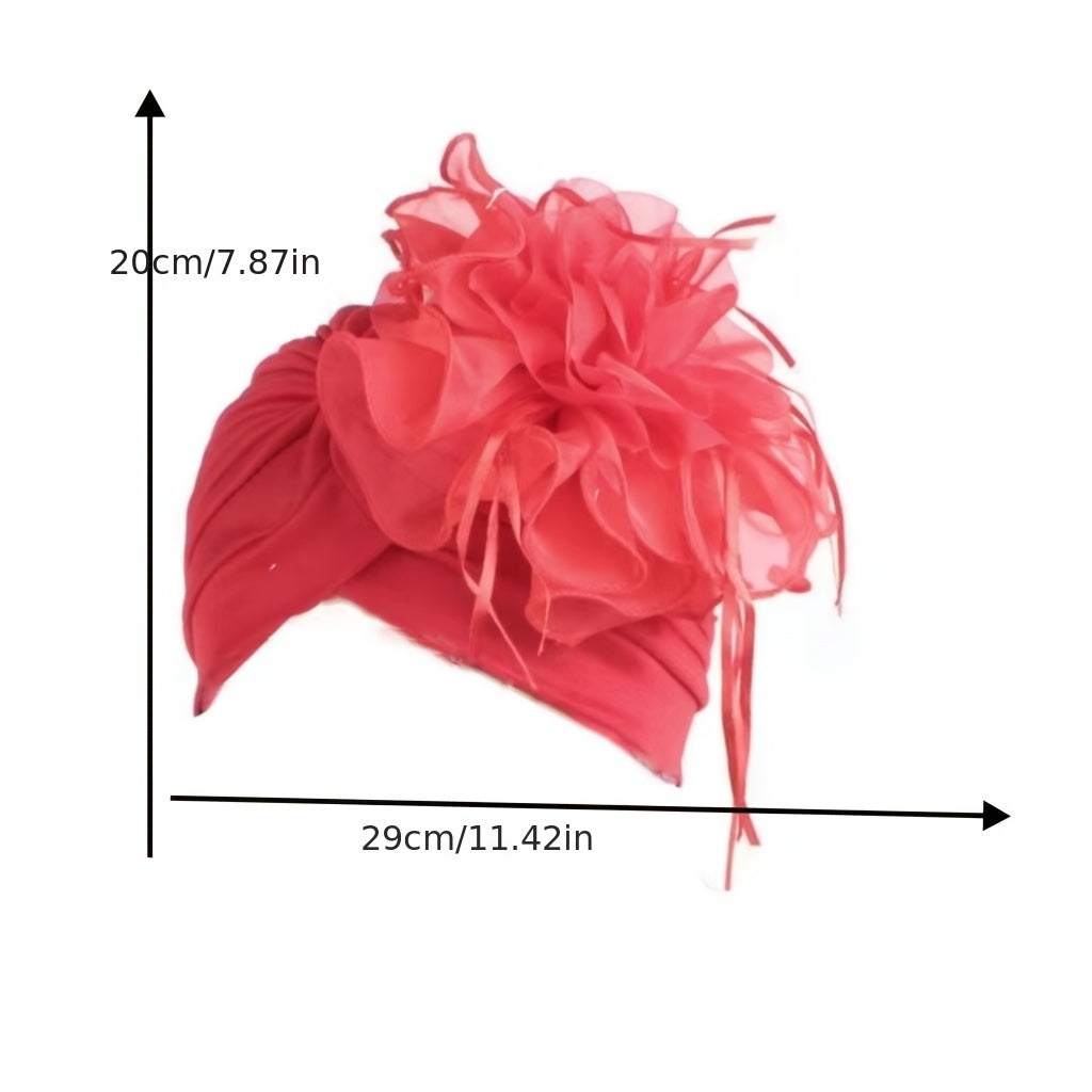 Mesh Lace Turban Cap Beanie Chemotherapy Hat