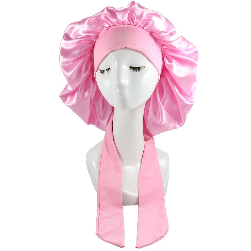 Silk Shower Caps For Women Night Cap Waterproof 