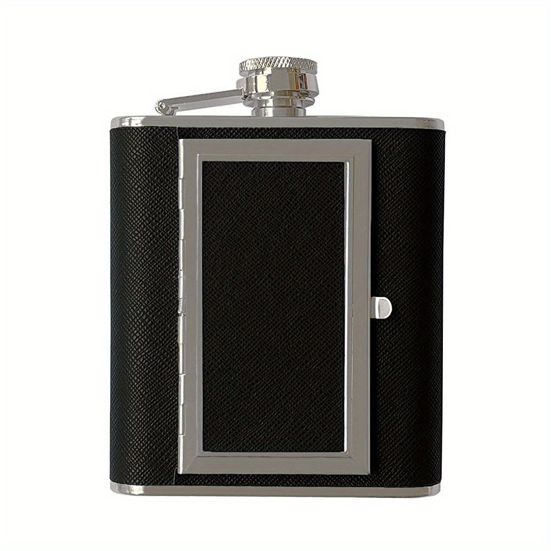 Stainless Steel 6oz Novelty Wine Jug & Cigarette Box Combo