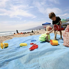 2pcs Portable Waterproof Pocket Beach Blanket for Outdoor Activities