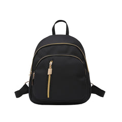 Small Backpack Purse Nylon Travel Daypack Solid Zipper