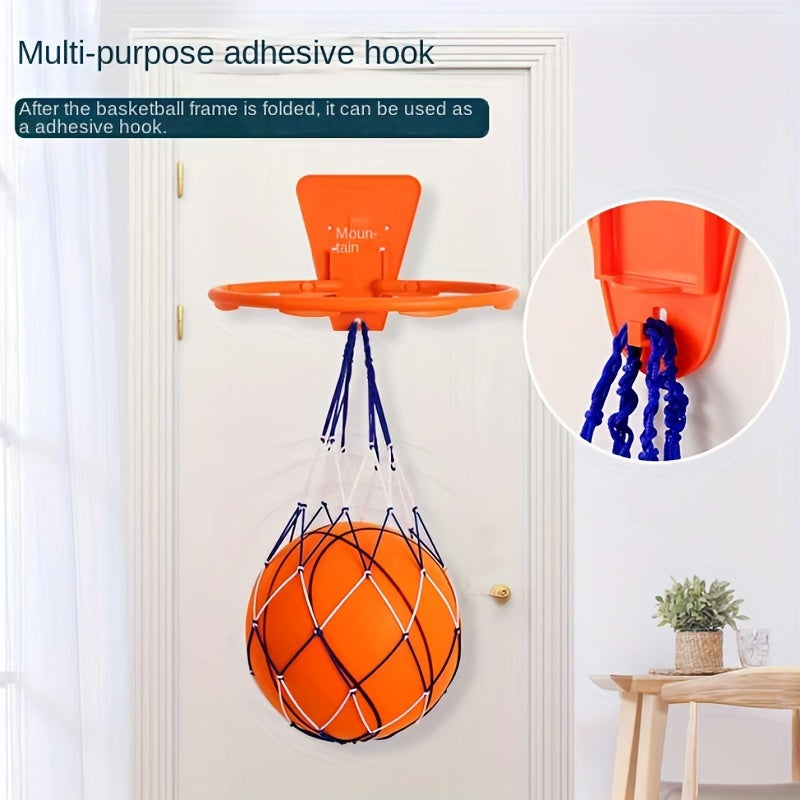 Foldable Basketball Net Space Saving Easy Install