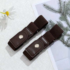 No Buckle Elastic Belt Stretch Adjustable Invisible Belt