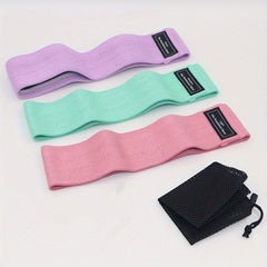 3pcs Elastic Rubber Band Yoga Resistance Band Hip Expander