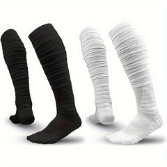 4 Pairs Extra Long Football Socks for Men & Boys