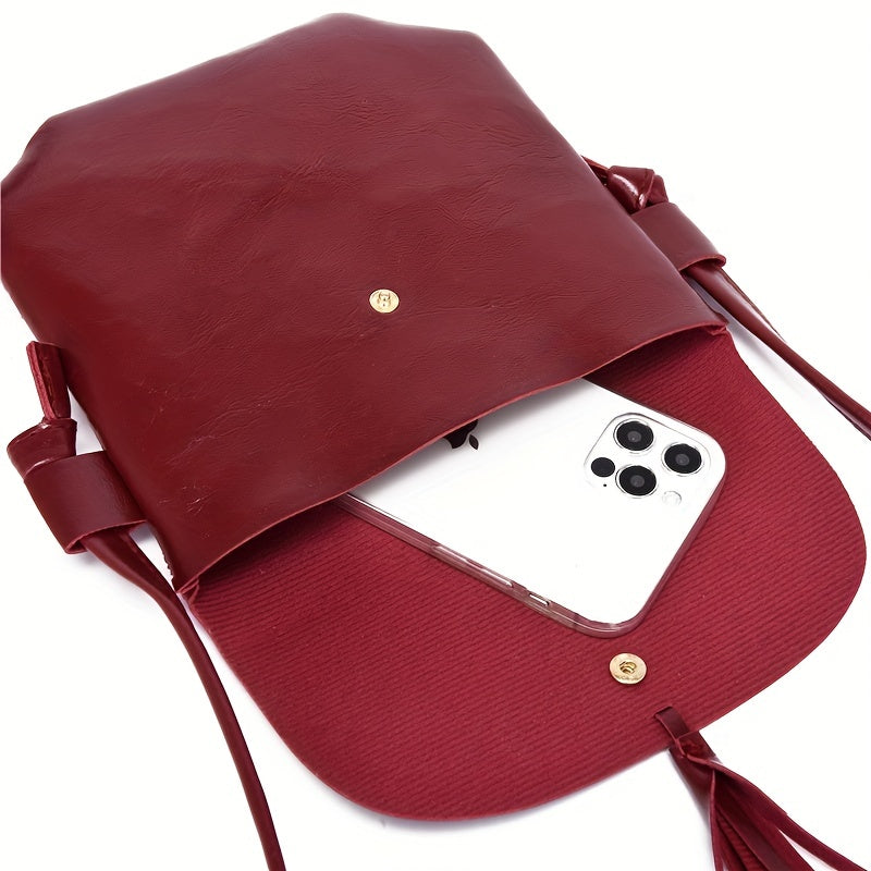 Minimalist Large Capacity Tote Bag Solid Crossbody Bag Women's Handbag