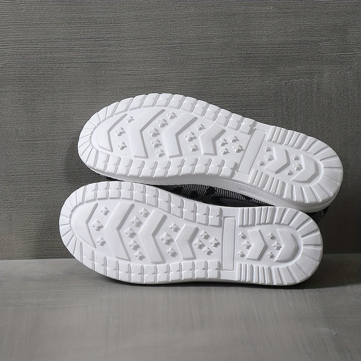 Women's Colorblock Woven Sneakers Low Non slip Lightweight Shoes