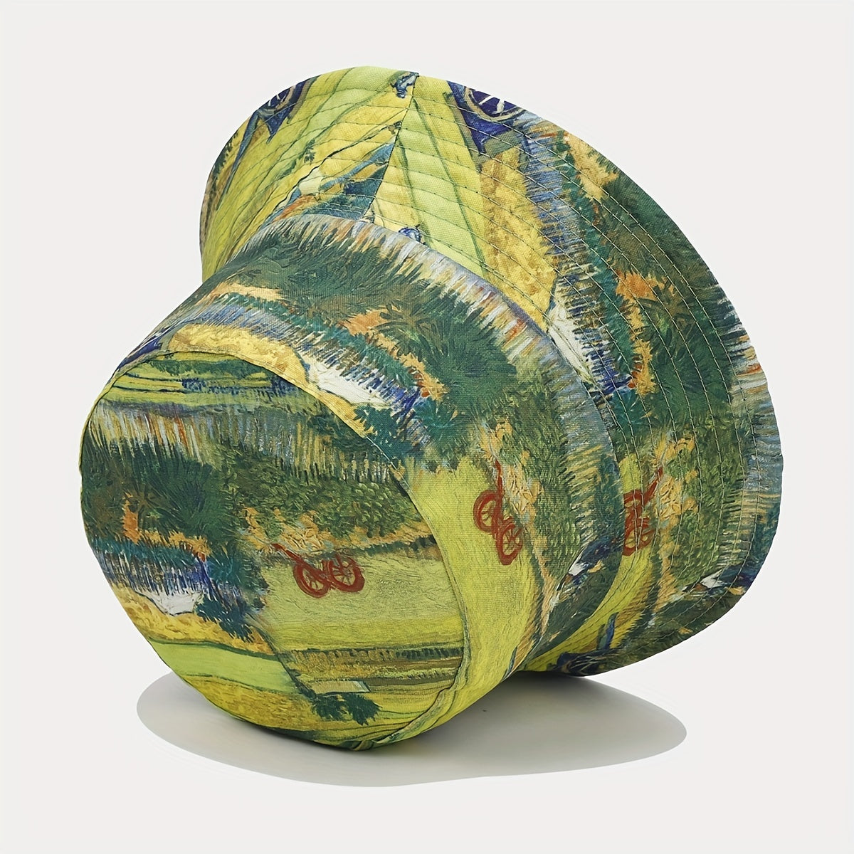 Oil Painting Fisherman Hat Bucket Hat Outdoor Sunshade Sunscreen