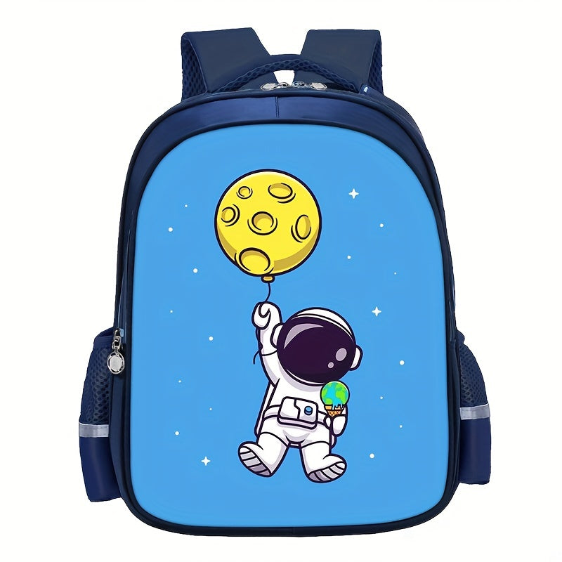 Astronaut Cartoon Schoolbag for Students 5-12