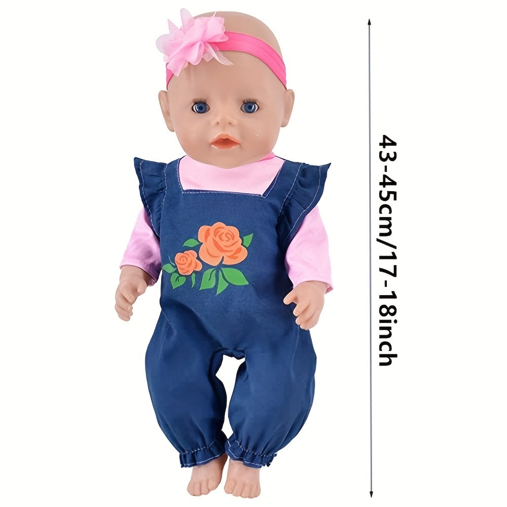 4 Sets Doll Outfits Fit For 43 18 45 72 Cm Girl Doll