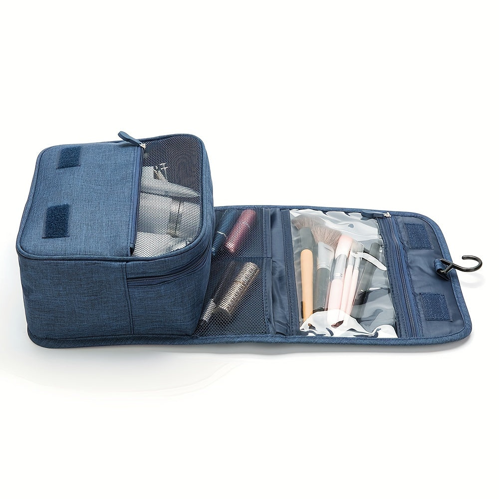 Portable Cosmetic Bag with Convenient Buckle for Makeup Storage