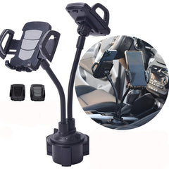 Universal Magnetic Car Cup Holder for 2 Phones 360&deg; Rotation