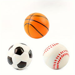 Sports Balls Stress Relief Toys Rugby Football Basketball Baseball Bouncy Ball