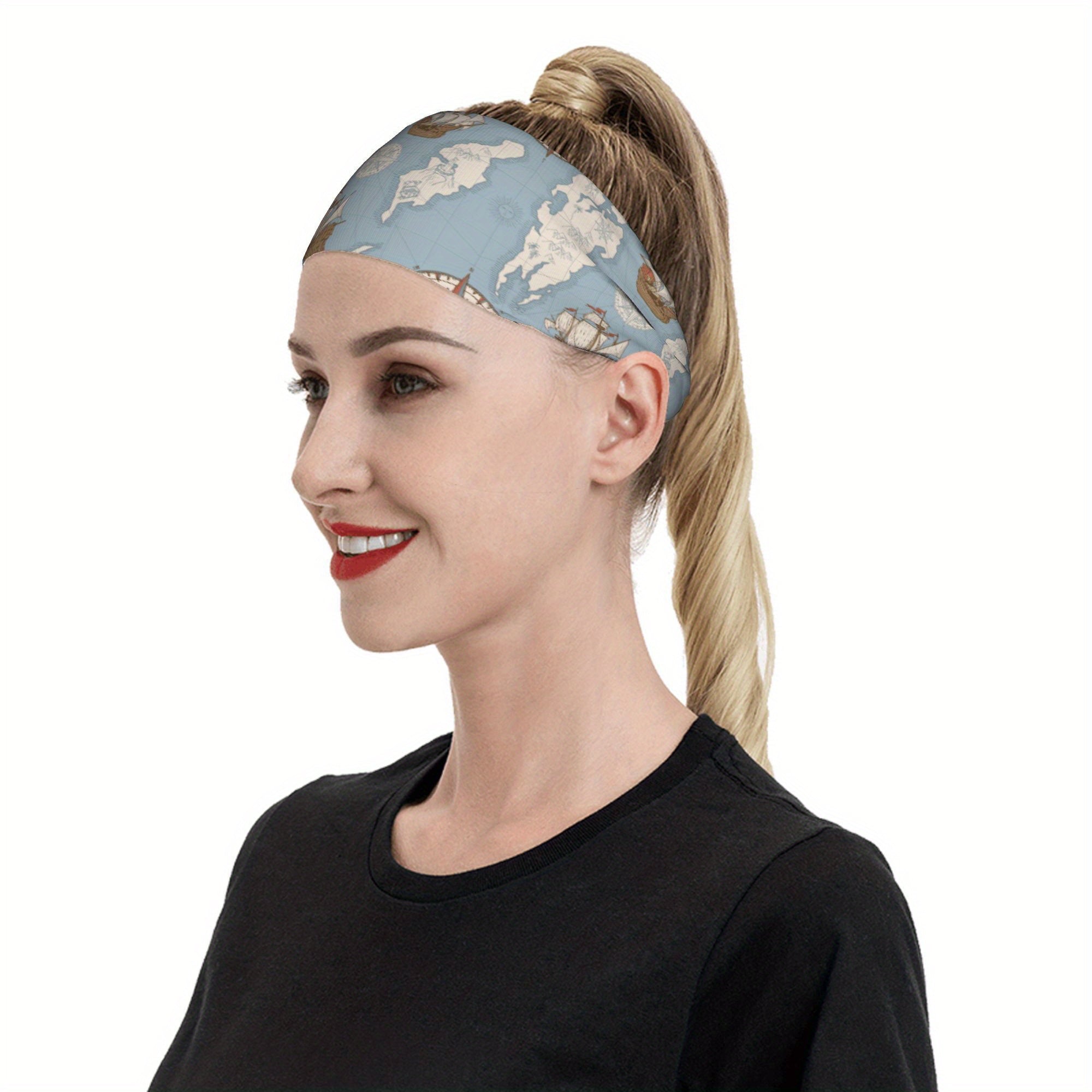 Vintage Nautical Headband for Sports & Casual Wear