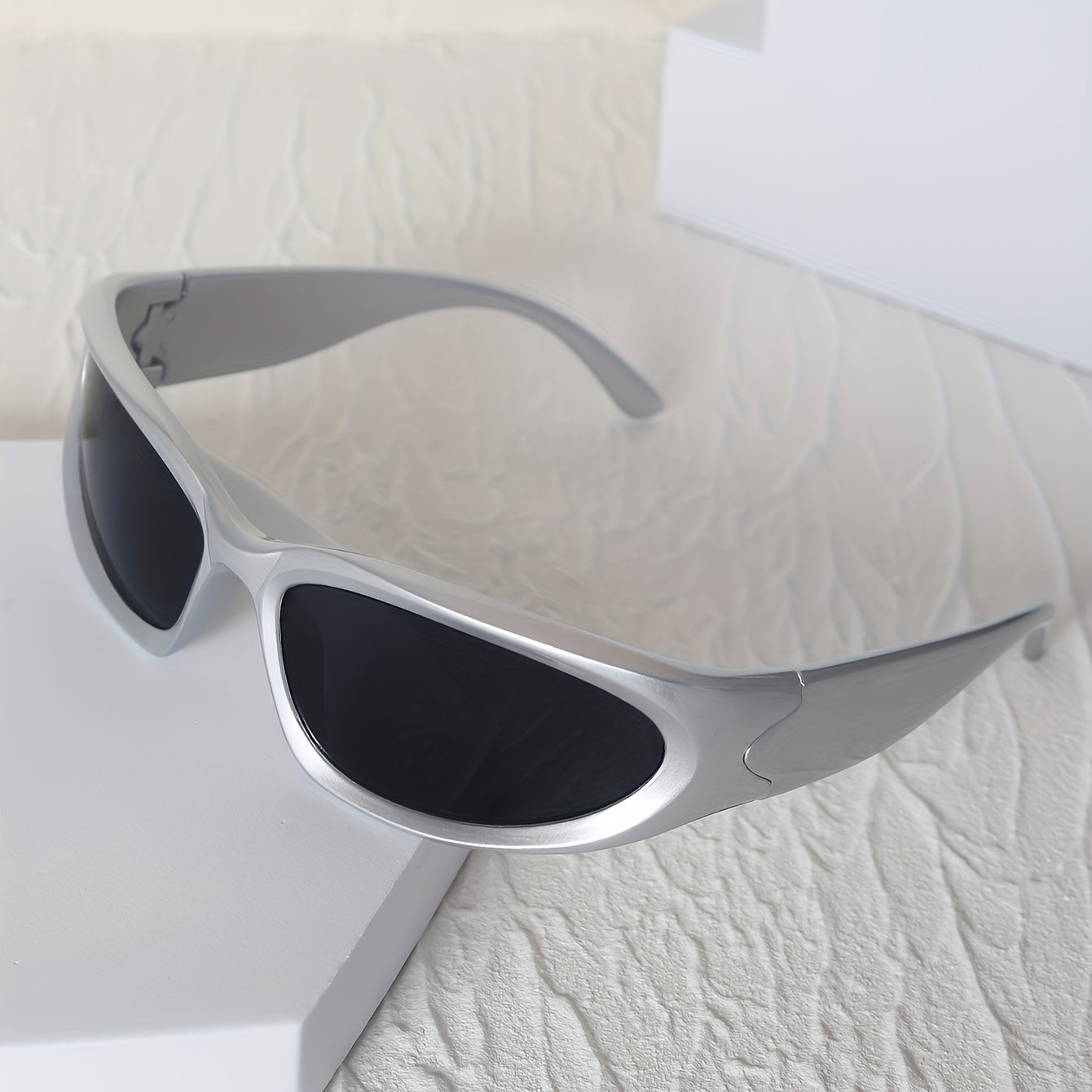 Y2K Wrap Around Sunglasses Futuristic One piece Glasses UV400