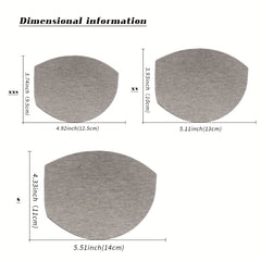 3 Pairs Bra Insert Pads Invisible Anti convex Chest Enhancer Pads