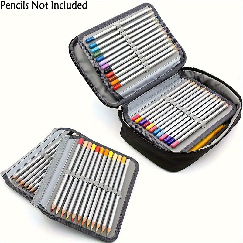 Handheld Solid Art Painting Pencil Bag 72 Storage Bag Boys Girls