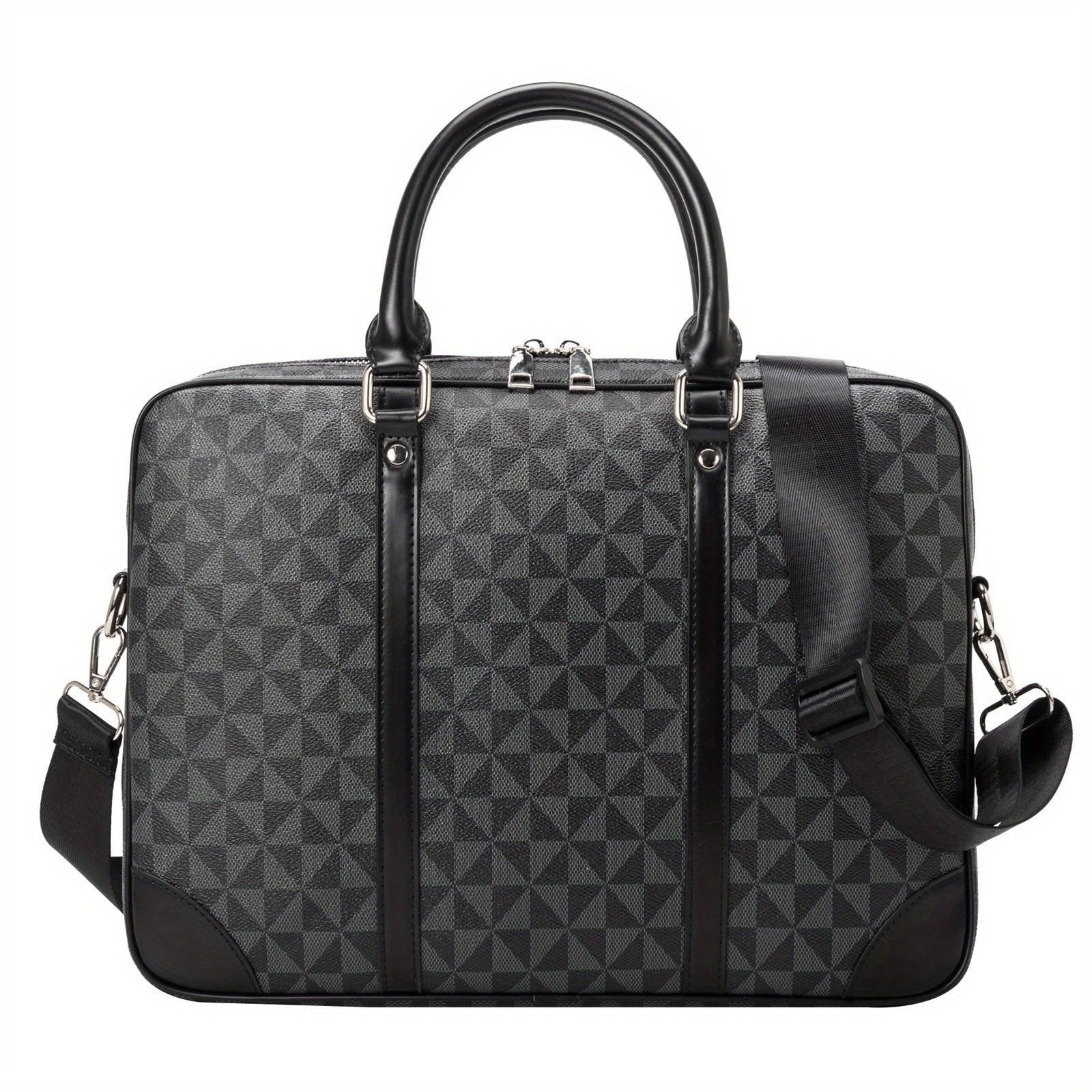 Large Capacity Business Commuter Briefcase - Laptop Bag Protective Cover