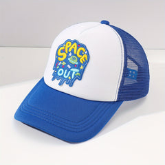 Embroidered Patch Mesh Baseball Cap Outdoor Caps For Summer