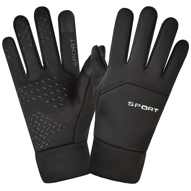 Warm Waterproof Touch Screen Gloves for Winter Sports Non Slip Grip
