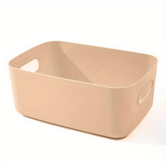4pcs Plastic Storage Bins for Home Living Room Bathroom