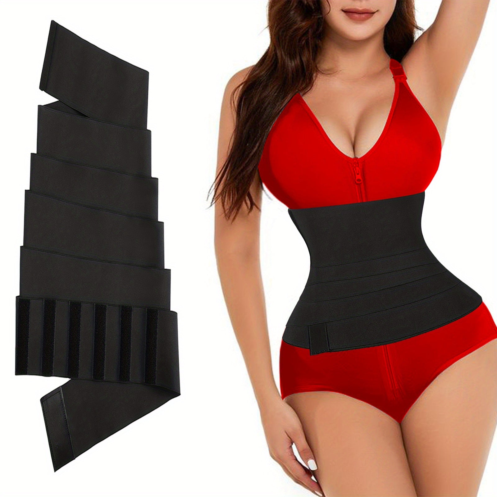 Long Waist Trainer For Women Waist Trimmer For Women Belly Fat Tummy Wrap