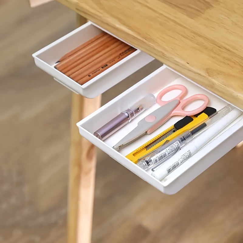 Desk Table Drawer Organizer Box Under Desk Stand