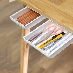 Desk Table Drawer Organizer Box Under Desk Stand