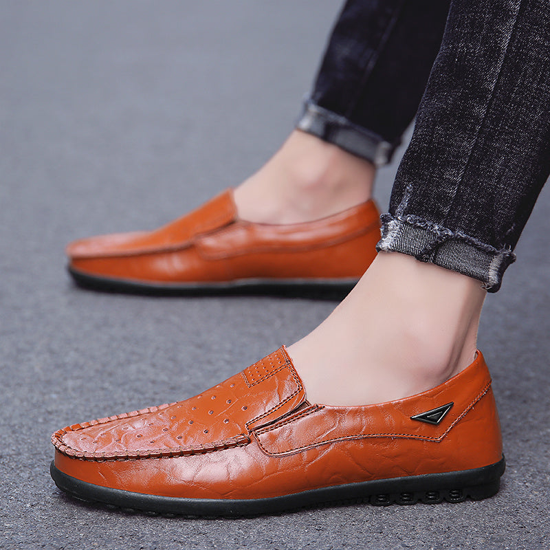 Men's Breathable Loafer Shoes Lightweight Slip On Moccasins