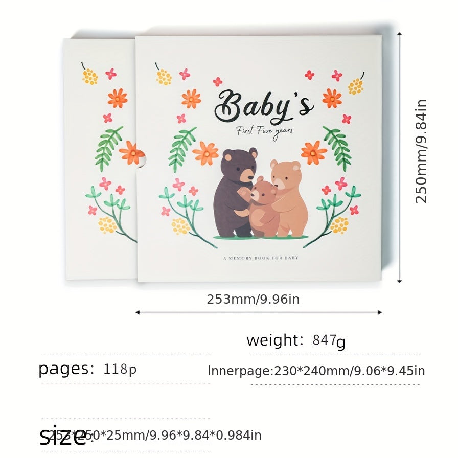Baby Memory Book & Baby Shower Gift