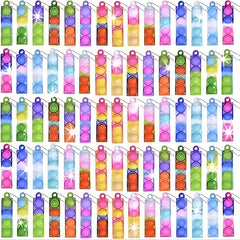 30pcs Mini Pop Keychain Fidget Toys for Stress Relief