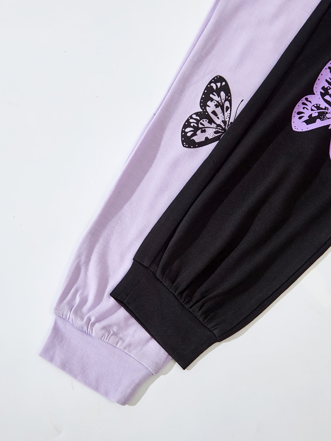 Girls Butterfly Cami Top & Sweatpants Set Summer Clothes