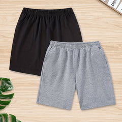 Girls High Stretch Sweat Shorts for Sports Leisure